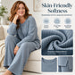 Damen Rippstrick-Top mit seitlichem Schlitz und Hosen Set