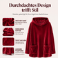 💞Top bewertet + 50% Rabatt!💞Damen-Samt-Hoodie mit lockerer Passform und Taschen