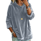 💞Top bewertet + 50% Rabatt!💞Damen-Samt-Hoodie mit lockerer Passform und Taschen