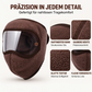Winter Winddichte Warme Gesichtsmaske mit HD-Schutzbrille