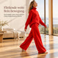 🔥Heiß begehrt: 50% Rabatt + Gratis Versand!🔥 Zweiteiliges Damen-Set aus lockerer Rollkragenpullover und Strickhose - Locker, dick, warm für Herbst und Winter