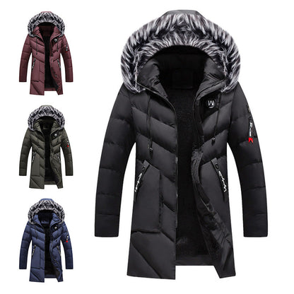 📢🎉50%Rabatt!!!🛍️✨Tolles Geschenk - Warme, lange Kapuzenjacke für Männer für kaltes Wetter