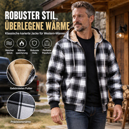 🚨Heiß begehrt + Gratis Versand!🚨 Lässige Herren-Thermojacke mit Kapuze