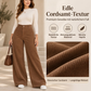 💞Top bewertet + 50% Rabatt!💞 Freizeit-Cordhose für Damen mit weitem Bein