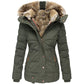 ⭐ 4,9 Sterne – nicht ohne Grund! Damen taillierte gesteppte Jacke mit Kapuze