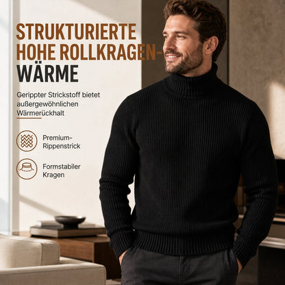 📢🎉50%Rabatt!!!🛍️✨Herren Strickpullover mit Rollkragen, schmale Passform