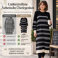🎁Von Kunden empfohlen + Gratis Versand!🎁 Damen Gestreiftes Langarm Strickkleid