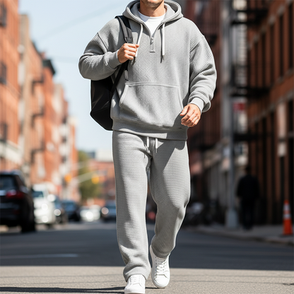 🧥 Herren Kapuzen-Pullover & Jogginghosen-Set | Keine steife Freizeitkleidung, kein unpassendes Mix-and-Match – Weich, gemütlich & stimmig für Zuhause & Alltag ✨