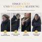 🥳Über 10.000 positive Bewertungen! 50% Rabatt!🥳 Kurze gepolsterte Winterkapuzenjacke für Damen mit Pelzkragen