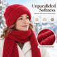 Damen Winter Warm Kapuzen-Schal