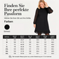 👗 Elegantes Damenkleid mit transparenten Punktenärmeln – Weich, feminin & stilvoll für festliche Anlässe ✨