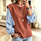 🔥Bestseller + 50% Rabatt!🔥 Lässiges Damen-Langarmshirt mit Patchwork-Design