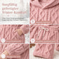 🔥 50% RABATT + GRATIS VERSAND 🚚 Flauschiges 2-teiliges Damen-Loungewear-Set – Hoodie & Hose