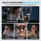 Cyberpunk Cat Eye Blaulichtfilter-Brille für Damen, trendige fotochrome klare Gläser