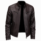 📢🎉50%Rabatt!!!🛍️✨Stylische Stehkragen-PU-Lederjacke für Herren