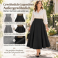 ⭐👗Beliebt | Elegante Falten, Alltag & Date – Damen Midirock mit hoher Taille und Faltenwurf