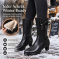 🌊Winter-Sale!🌊 Warme Damen-Stiefel mit Plüschfutter und Wadenlänge